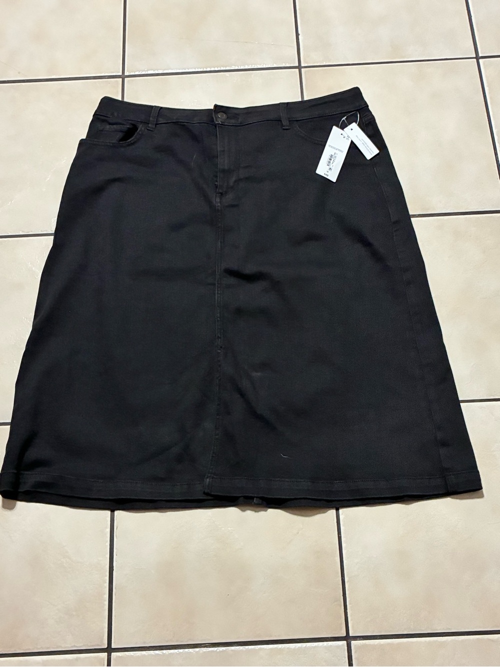 jcpenney Black A-Line Skirt
